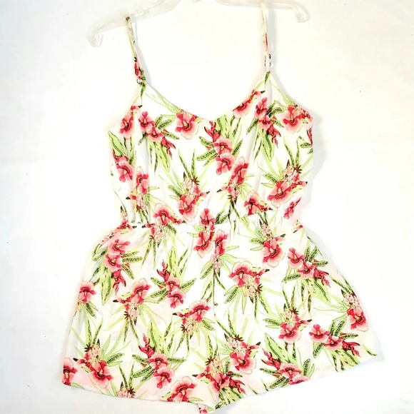 Forever21  Floral jumpsuit Sz M - Picture 7 of 7